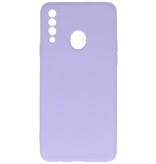 Fashion Color TPU Case Samsung Galaxy A20s Purple