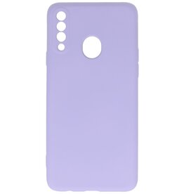 Custodia in TPU colore moda per Samsung Galaxy A20s Viola