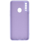 Mode farve TPU taske Samsung Galaxy A20s Lilla
