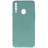 Custodia in TPU color moda per Samsung Galaxy A20s verde scuro