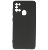 Estuche de TPU en color de moda Samsung Galaxy A21s Negro