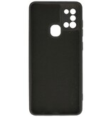 Estuche de TPU en color de moda Samsung Galaxy A21s Negro
