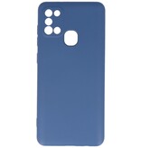 Custodia in TPU color moda per Samsung Galaxy A21s Navy