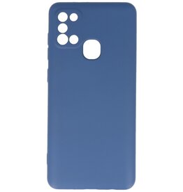 Custodia in TPU color moda per Samsung Galaxy A21s Navy