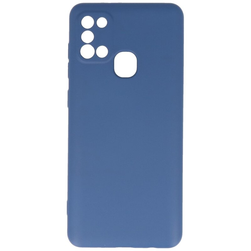 Custodia in TPU color moda per Samsung Galaxy A21s Navy