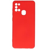 Custodia in TPU color moda per Samsung Galaxy A21s rossa