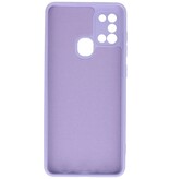 Custodia in TPU colore moda per Samsung Galaxy A21s viola