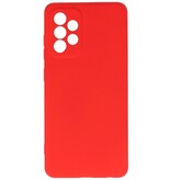 Coque en TPU couleur tendance de 2,0 mm d'épaisseur pour Samsung Galaxy A52 5G Rouge