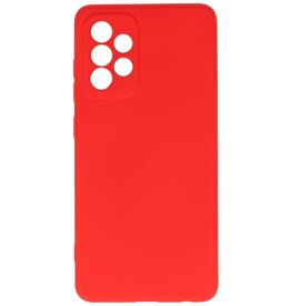 Coque en TPU couleur mode 2.0 mm d'épaisseur Samsung Galaxy A52 5G Rouge