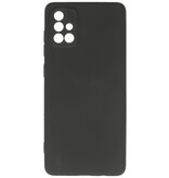 Custodia in TPU color moda per Samsung Galaxy A71 nera