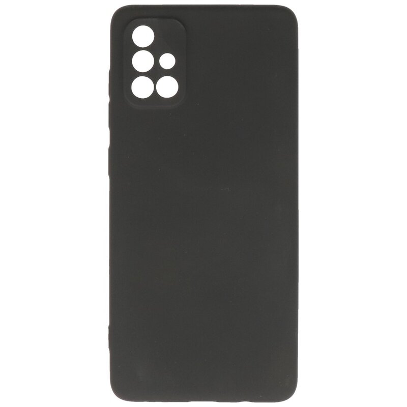 Carcasa Fashion Color TPU Samsung Galaxy A71 Negro