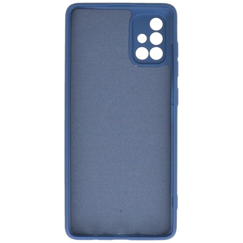 Custodia in TPU color moda per Samsung Galaxy A71 Navy