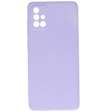 Mode Farbe TPU Fall Samsung Galaxy A71 Lila