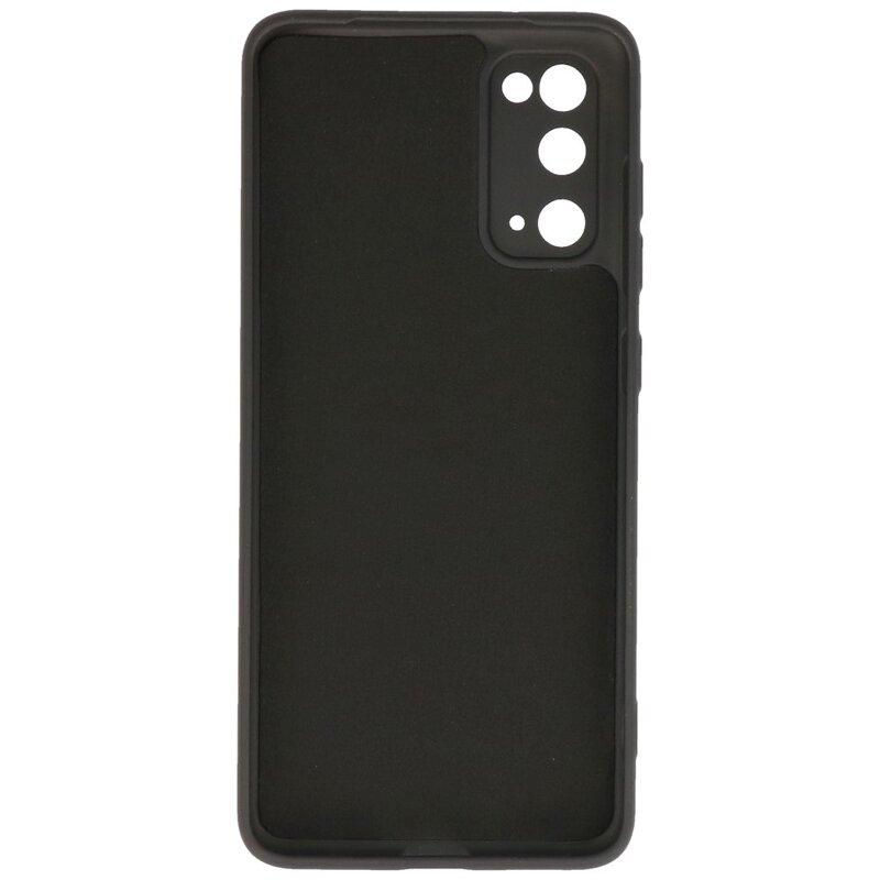 2.0mm Dikke Fashion Color TPU Hoesje Samsung Galaxy S20 Zwart