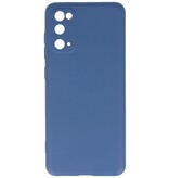 Carcasa de TPU en color de moda Samsung Galaxy S20 Azul marino