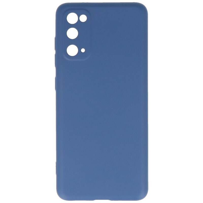 Carcasa de TPU en color de moda Samsung Galaxy S20 Azul marino