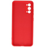 Carcasa de TPU Color Moda para Samsung Galaxy S20 Rojo