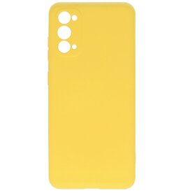 Custodia in TPU colore moda per Samsung Galaxy S20 gialla