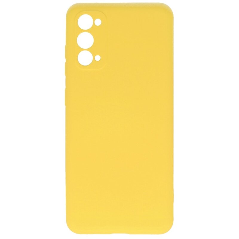 Coque en TPU Fashion Color Samsung Galaxy S20 Jaune
