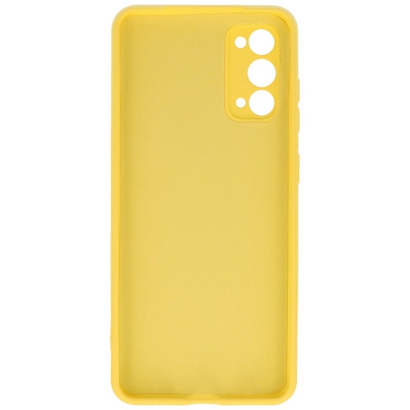 Coque en TPU Fashion Color Samsung Galaxy S20 Jaune