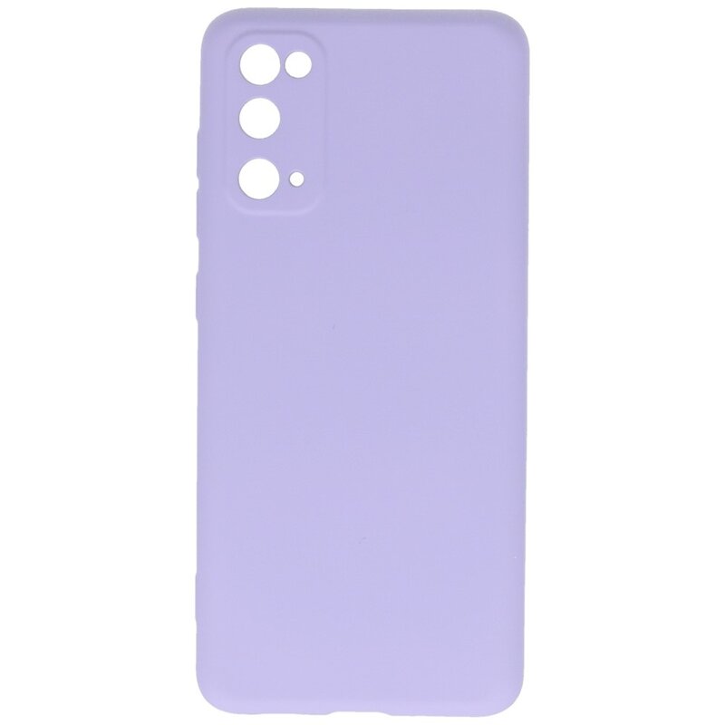Fashion Color TPU Cover Samsung Galaxy S20 Lilla