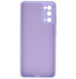 Estuche de TPU en color de moda Samsung Galaxy S20 Morado