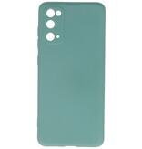 Custodia in TPU colore moda per Samsung Galaxy S20 verde scuro