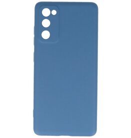 Custodia in TPU colore moda spesso 2,0 mm per Samsung Galaxy S20 FE Navy