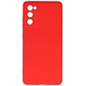 Custodia in TPU di colore moda spesso 2,0 mm per Samsung Galaxy S20 FE rossa