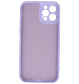 2.0mm Dikke Fashion Color TPU Hoesje voor iPhone 12 Pro Paars