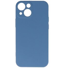 Fashion Color TPU Hoesje iPhone 13 Mini Navy