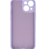 Carcasa de TPU en color de moda para iPhone 13 Mini Morado