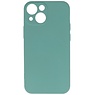 Fashion Color TPU Hoesje iPhone 13 Mini Donker Groen