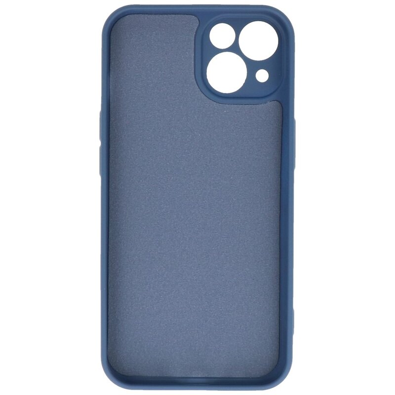 Mode farve TPU taske iPhone 13 Navy
