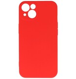 Fashion Color TPU Hoesje iPhone 13 Rood