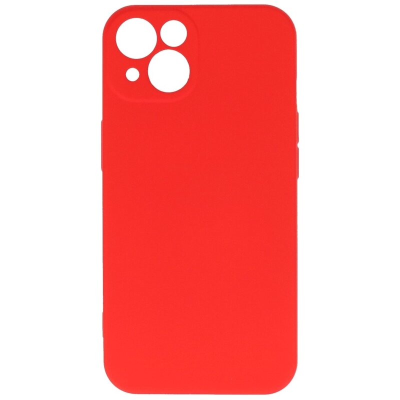 Fashion Color TPU Hoesje iPhone 13 Rood