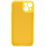 Fashion Color TPU Hoesje iPhone 13 Geel