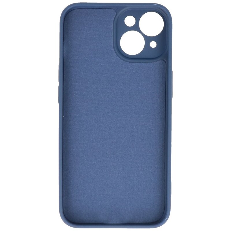 Fashion Color TPU Hoesje iPhone 14 Navy
