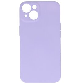 Fashion Color TPU-cover iPhone 14 Lilla