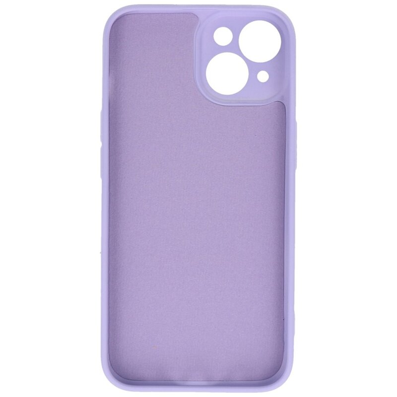 Fashion Color TPU-cover iPhone 14 Lilla