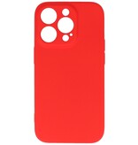 Fashion Color TPU Cover iPhone 14 Pro Rød