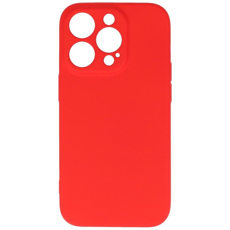 Custodia in TPU Fashion Color per iPhone 14 Pro rossa