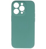 Custodia in TPU Fashion Color per iPhone 14 Pro Verde Scuro