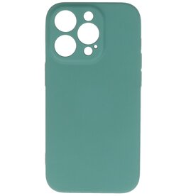 Custodia in TPU Fashion Color per iPhone 14 Pro Verde Scuro