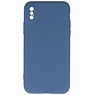 2,0 mm Fashion Color TPU Case für iPhone X - Xs Navy