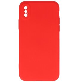 2,0 mm Fashion Color TPU Case für iPhone X - Xs Rot