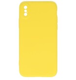 2,0 mm Fashion Color TPU Case für iPhone X - Xs Gelb