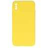 2,0 mm Fashion Color TPU Case für iPhone X - Xs Gelb