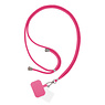 MF Touwtjes Universelles, verstellbares Telefonkabel – Rosa