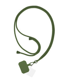 MF Touwtjes Universelles, verstellbares Telefonkabel – Militärgrün